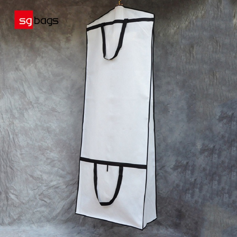 SGW01 nagykereskedelmi nem szőtt esküvői ruha fedi a Bridal Gown Garment Bags for Gown